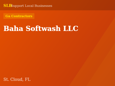 Baha Softwash LLC — Ga Contractors in St. Cloud, FL