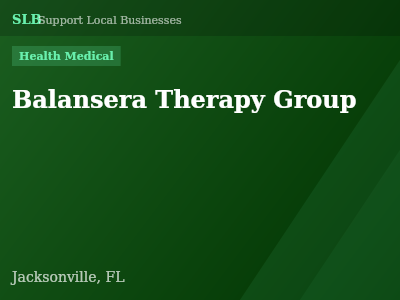 Balansera Therapy Group — Health Medical in Jacksonville, FL