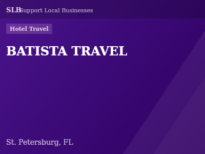 BATISTA TRAVEL — Hotel Travel in St. Petersburg, FL