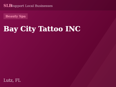 Bay City Tattoo INC — Beauty Spa in Lutz, FL
