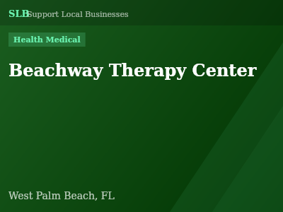 Beachway Therapy Center — Health Medical in West Palm Beach, FL