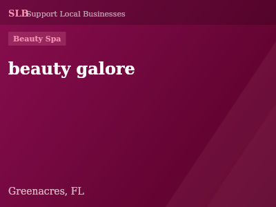 beauty galore — Beauty Spa in Greenacres, FL