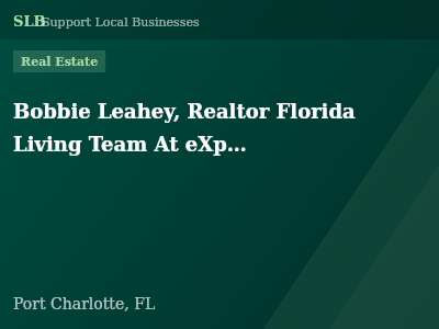 Bobbie Leahey, Realtor Florida Living Team At eXpRealty — Real Estate in Port Charlotte, FL