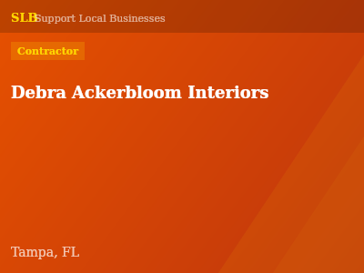 Debra Ackerbloom Interiors — Contractor in Tampa, FL