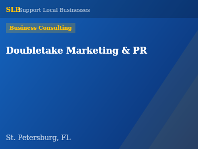 Doubletake Marketing & PR — Business Consulting in St. Petersburg, FL
