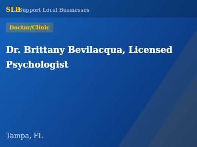 Dr. Brittany Bevilacqua, Licensed Psychologist — Doctor/Clinic in Tampa, FL