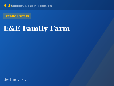 E&E Family Farm — Venue Events in Seffner, FL