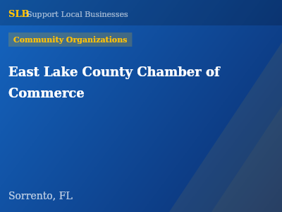 East Lake County Chamber of Commerce — Community Organizations in Sorrento, FL