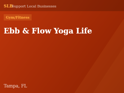 Ebb & Flow Yoga Life — Gym/Fitness in Tampa, FL