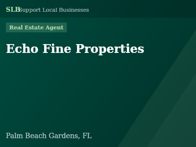 Echo Fine Properties — Real Estate Agent in Palm Beach Gardens, FL