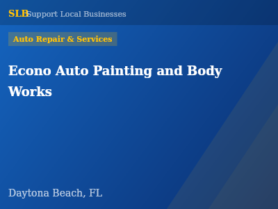Econo Auto Painting and Body Works — Auto Repair & Services in Daytona Beach, FL