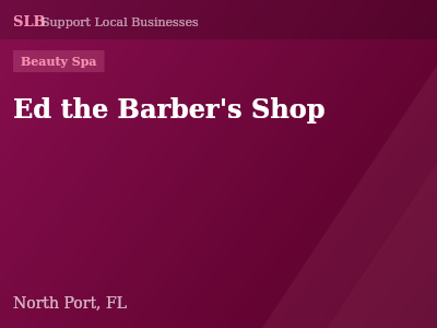 Ed the Barber's Shop — Beauty Spa in North Port, FL