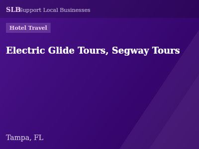 Electric Glide Tours, Segway Tours — Hotel Travel in Tampa, FL