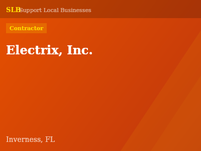 Electrix, Inc. — Contractor in Inverness, FL