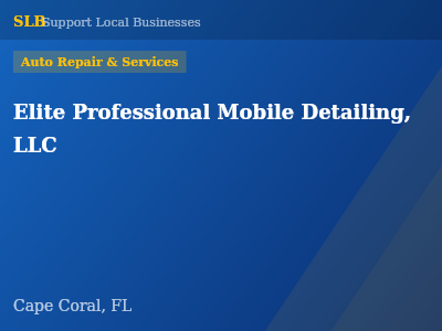 Elite Professional Mobile Detailing, LLC — Auto Repair & Services in Cape Coral, FL