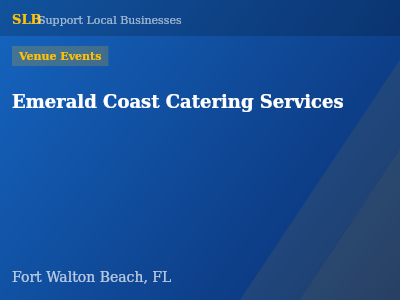 Emerald Coast Catering Services — Venue Events in Fort Walton Beach, FL