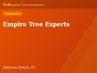 Empire Tree Experts — Contractor in Daytona Beach, FL