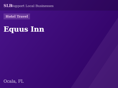 Equus Inn — Hotel Travel in Ocala, FL