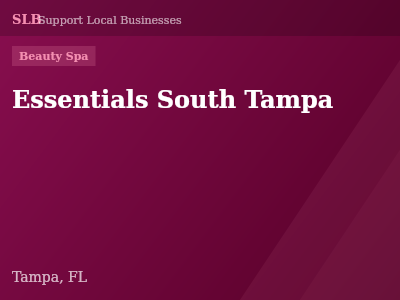Essentials South Tampa — Beauty Spa in Tampa, FL