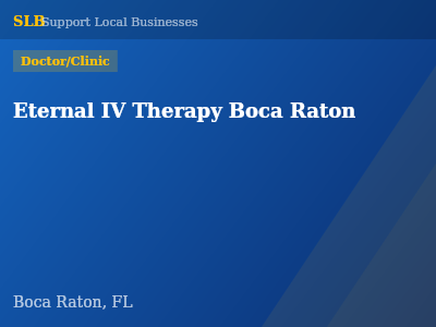 Eternal IV Therapy Boca Raton — Doctor/Clinic in Boca Raton, FL