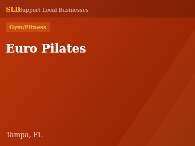 Euro Pilates — Gym/Fitness in Tampa, FL