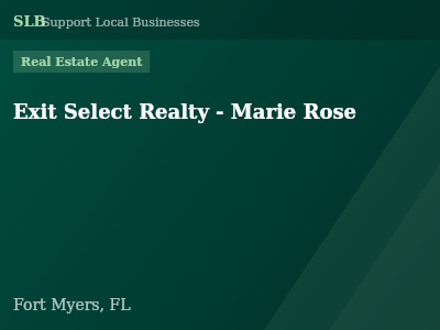 Exit Select Realty - Marie Rose — Real Estate Agent in Fort Myers, FL