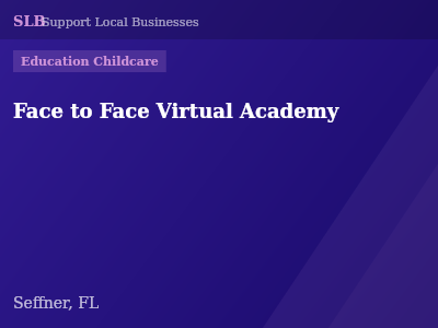 Face to Face Virtual Academy — Education Childcare in Seffner, FL