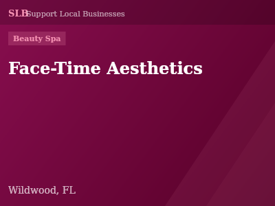 Face-Time Aesthetics — Beauty Spa in Wildwood, FL