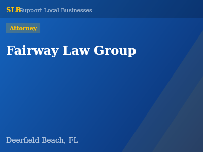 Fairway Law Group — Attorney in Deerfield Beach, FL