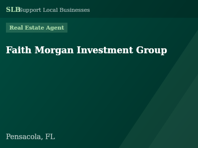 Faith Morgan Investment Group — Real Estate Agent in Pensacola, FL