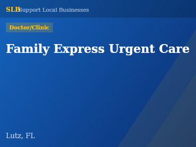 Family Express Urgent Care — Doctor/Clinic in Lutz, FL