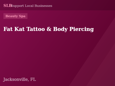 Fat Kat Tattoo & Body Piercing — Beauty Spa in Jacksonville, FL