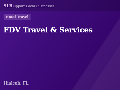FDV Travel & Services — Hotel Travel in Hialeah, FL