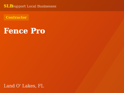 Fence Pro — Contractor in Land O' Lakes, FL