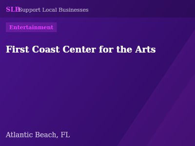 First Coast Center for the Arts — Entertainment in Atlantic Beach, FL