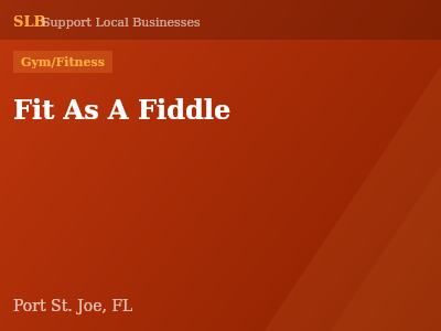 Fit As A Fiddle — Gym/Fitness in Port St. Joe, FL