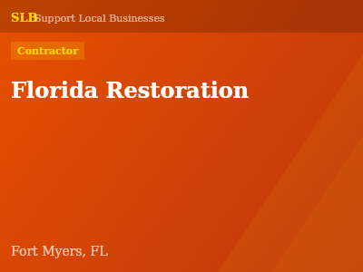 Florida Restoration — Contractor in Fort Myers, FL