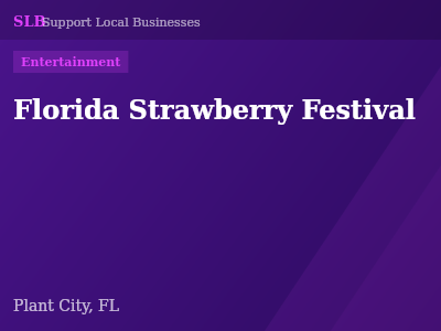 Florida Strawberry Festival — Entertainment in Plant City, FL