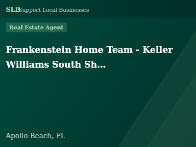 Frankenstein Home Team - Keller Williams South Shore — Real Estate Agent in Apollo Beach, FL