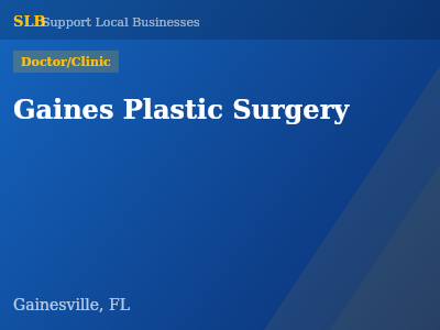 Gaines Plastic Surgery — Doctor/Clinic in Gainesville, FL