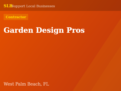 Garden Design Pros — Contractor in West Palm Beach, FL