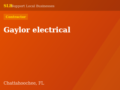 Gaylor electrical — Contractor in Chattahoochee, FL