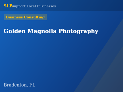 Golden Magnolia Photography — Business Consulting in Bradenton, FL