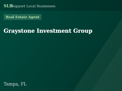 Graystone Investment Group — Real Estate Agent in Tampa, FL