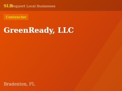 GreenReady, LLC — Contractor in Bradenton, FL