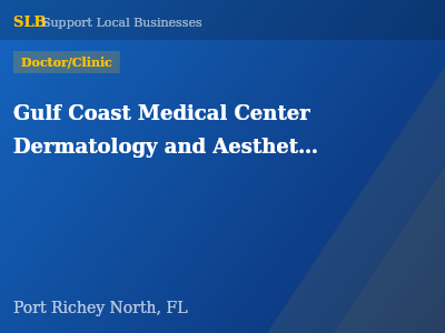 Gulf Coast Medical Center Dermatology and Aesthetics — Doctor/Clinic in Port Richey North, FL