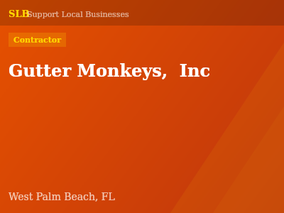 Gutter Monkeys,  Inc — Contractor in West Palm Beach, FL