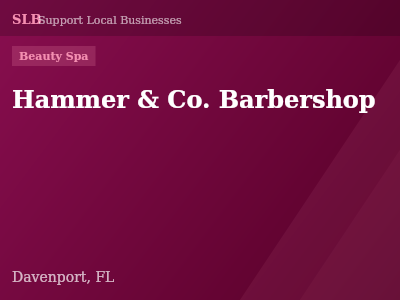 Hammer & Co. Barbershop — Beauty Spa in Davenport, FL