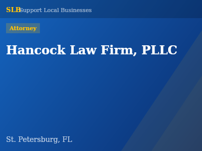 Hancock Law Firm, PLLC — Attorney in St. Petersburg, FL