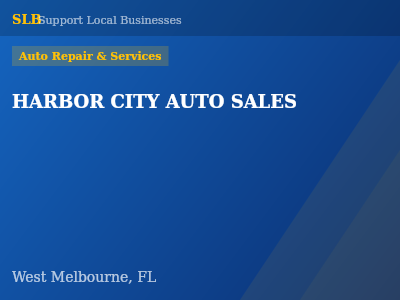 HARBOR CITY AUTO SALES — Auto Repair & Services in West Melbourne, FL